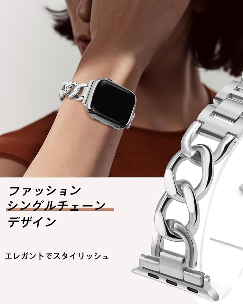 TMZ【バンドのみ】Apple Watch 44mm バンド ストラップ Amazon.co.jp: (ラスタカラーのライオン) パターンのレザー